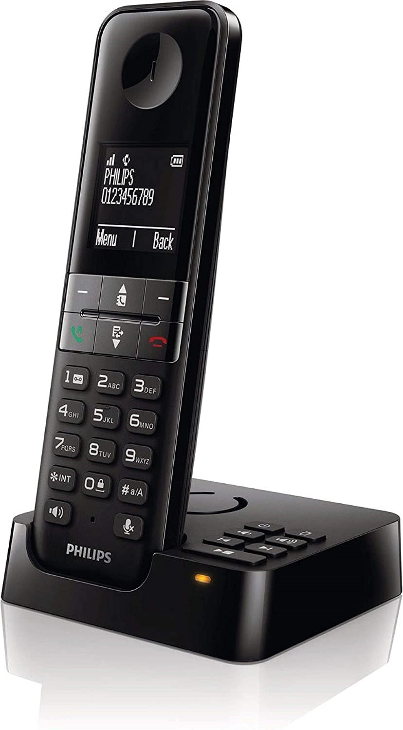 Telefono Philips D4751 Contestador Negro
